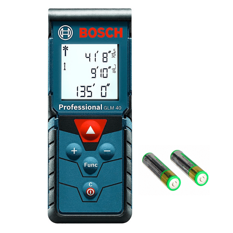 BOSCH-GLM-40.png BOSCH 40 Metres 135 Feet GLM40 Professional Digital Laser Measure - Image 1