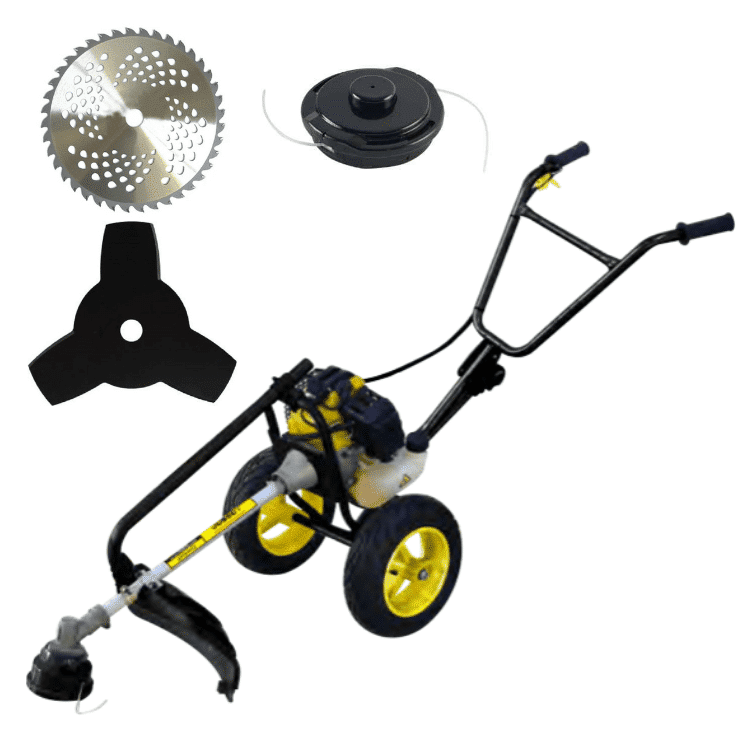 KISANKRAFT-TROLLEY-BRUSH-CUTTER-56.png KISANKRAFT 2 HP 52CC Trolley Petrol Brush Cutter KK-BC2-52T - Image 1