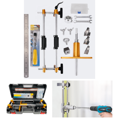 Heavy Duty Metal Mortise Lock Installation Jig Kit - Image 4