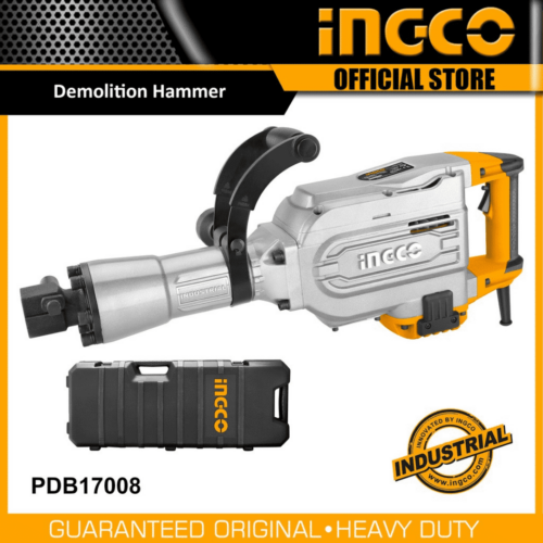 INGCO 16 Kg 1700W Demolition Breaker Hammer PDB17008 - Image 2