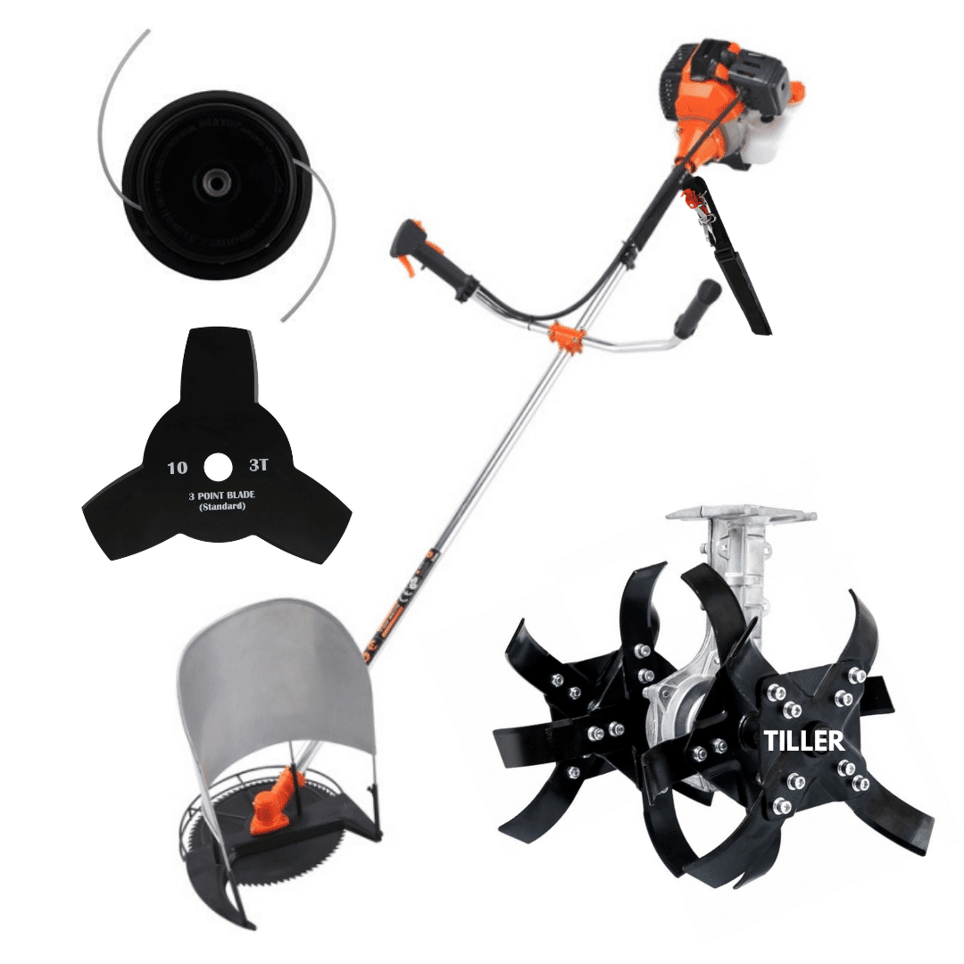 all-in-one-brush-cutter.png All in One Brush Cutter 52CC Petrol 2 Stroke Engine - Image 1