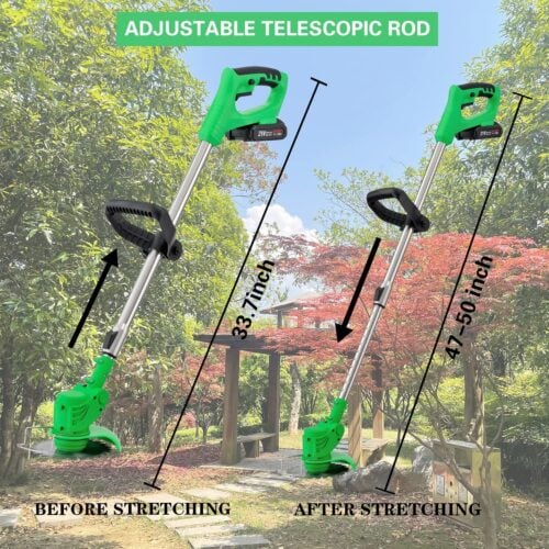 MAXMAN 21V Cordless Grass Trimmer with Height Adjustment - Image 3