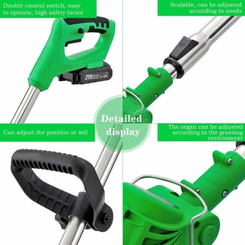 MAXMAN 21V Cordless Grass Trimmer with Height Adjustment - Image 7