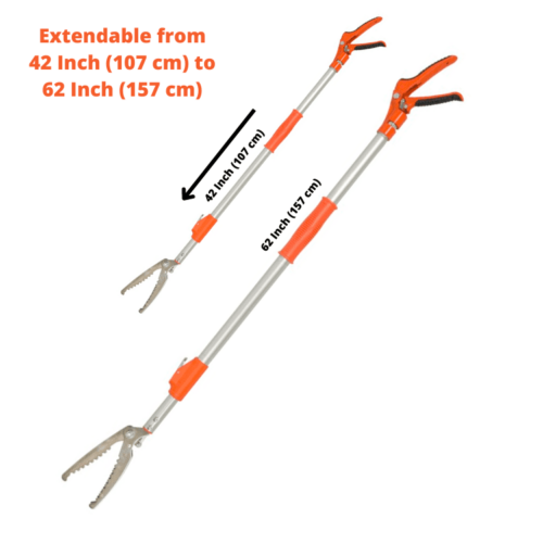 extendable snake catcher stick