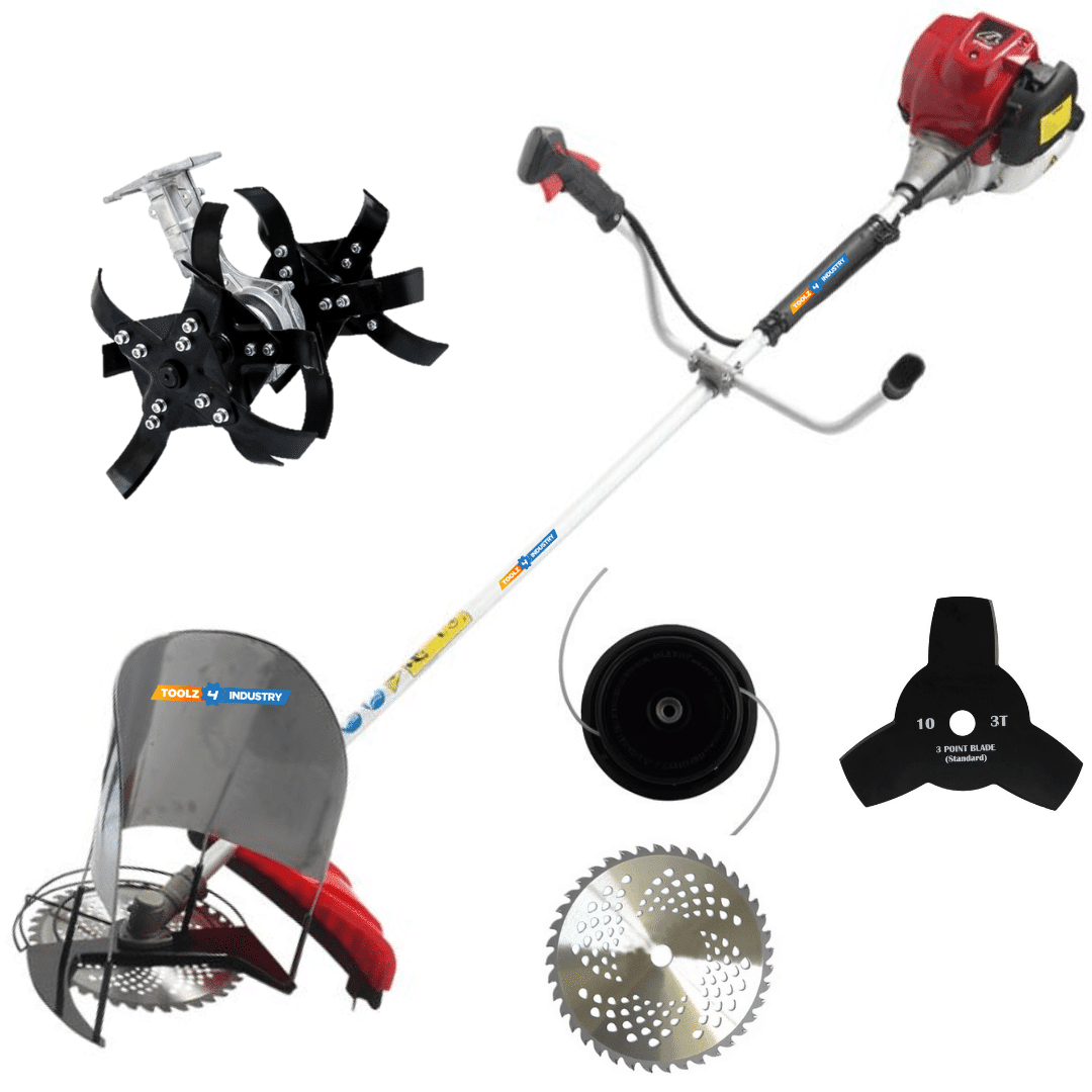 trolley-gx35-weeder-13.png All in One Brush Cutter GX-35 Petrol 4 Stroke Engine - Image 1