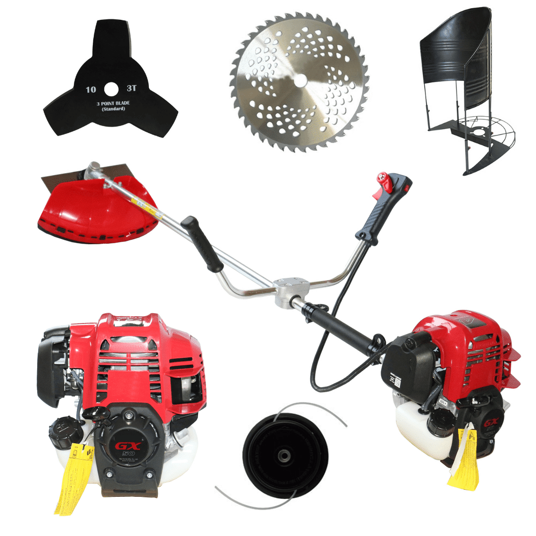 trolley-gx35-weeder-4.png DRIZZLE Brush Cutter Sidepack 50CC 4 Stroke GX-50 - Image 1