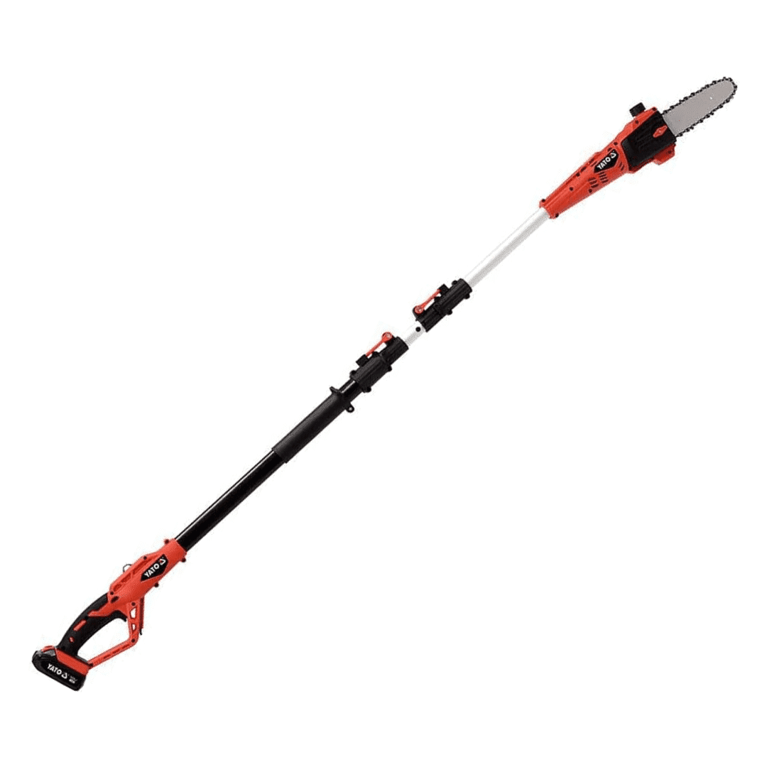 yato-cordless-pole-saw-7.png YATO Cordless 18V Pole Hedge Trimmer & Saw YT-82836 - Image 1