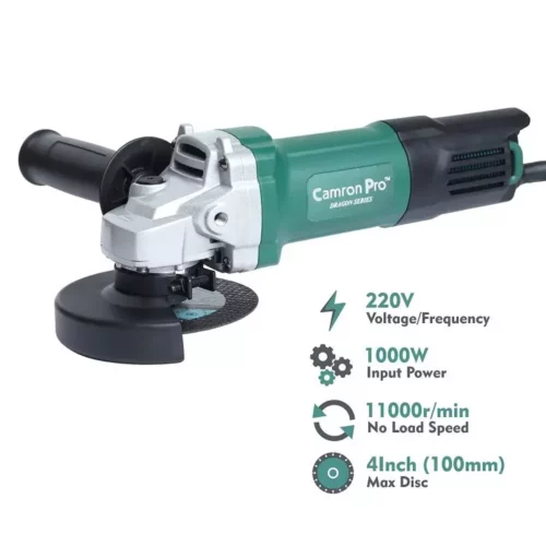 CAMRON CP-DS-AG-4 inch Pro Angle Grinder Machine with Cutting Wheel 11000 RPM - Image 2