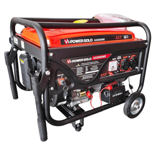 Vi Power Gold 7 HP 3 KW Petrol Generator AG3000WE - Image 1