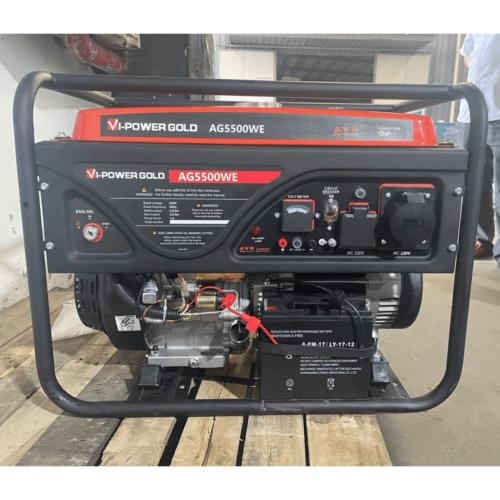 Vi Power Gold 15 HP 5.5 KVA Self Start Petrol Generator AG5500WE - Image 2