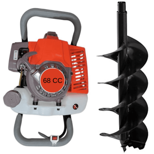 GreenMax 68CC 3.5 HP Earth Auger Digging Machine with 8 Inch Drill Bit GEA-68 - Image 4