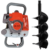 GreenMax 68CC 3.5 HP Earth Auger Digging Machine with 8 Inch Drill Bit GEA-68 - Image 4