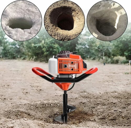 GreenMax 68CC 3.5 HP Earth Auger Digging Machine with 8 Inch Drill Bit GEA-68 - Image 1