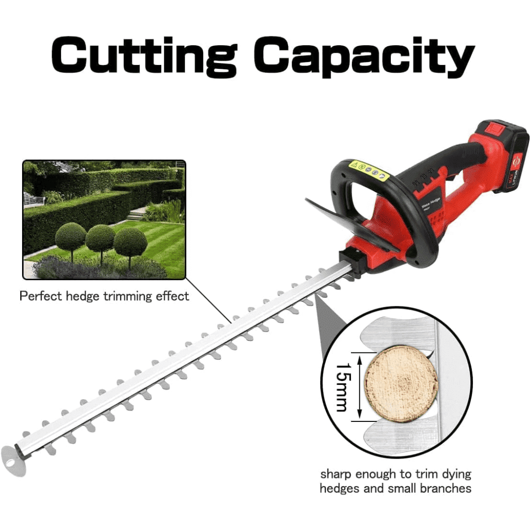 GreenMax 18 Inch 21V Cordless Hedge Trimmer CHT-18 - Image 7