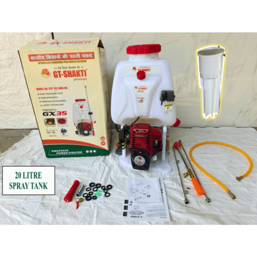 GT Shakti 4 Stroke Backpack GX35 Power Sprayer Double Suction with Air Chamber GTP-767-HON-DS - Image 5