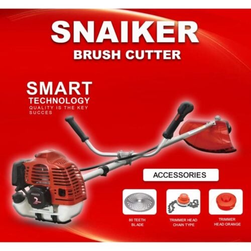 SNAIKER 2.4 HP 52cc Petrol Brush Cutter Machine Heavy Duty - Image 5