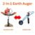 STALLION 63CC 2-in-1 Trolley Earth Auger 3.5 HP with 8 Inch Drill STEA-63 - Image 2