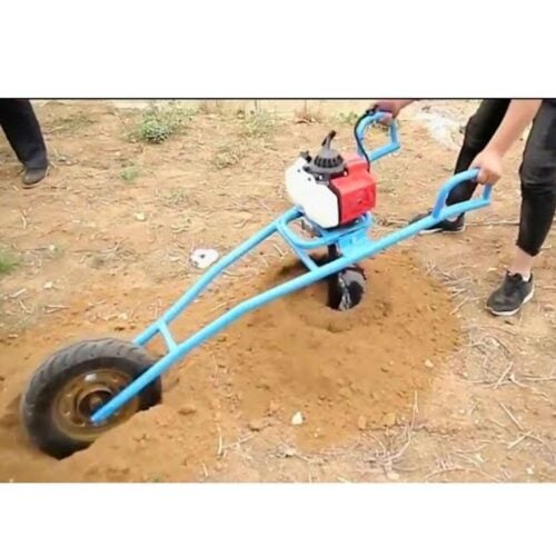 STALLION 63CC 2-in-1 Trolley Earth Auger 3.5 HP with 8 Inch Drill STEA-63 - Image 3
