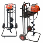 earth auger stand
